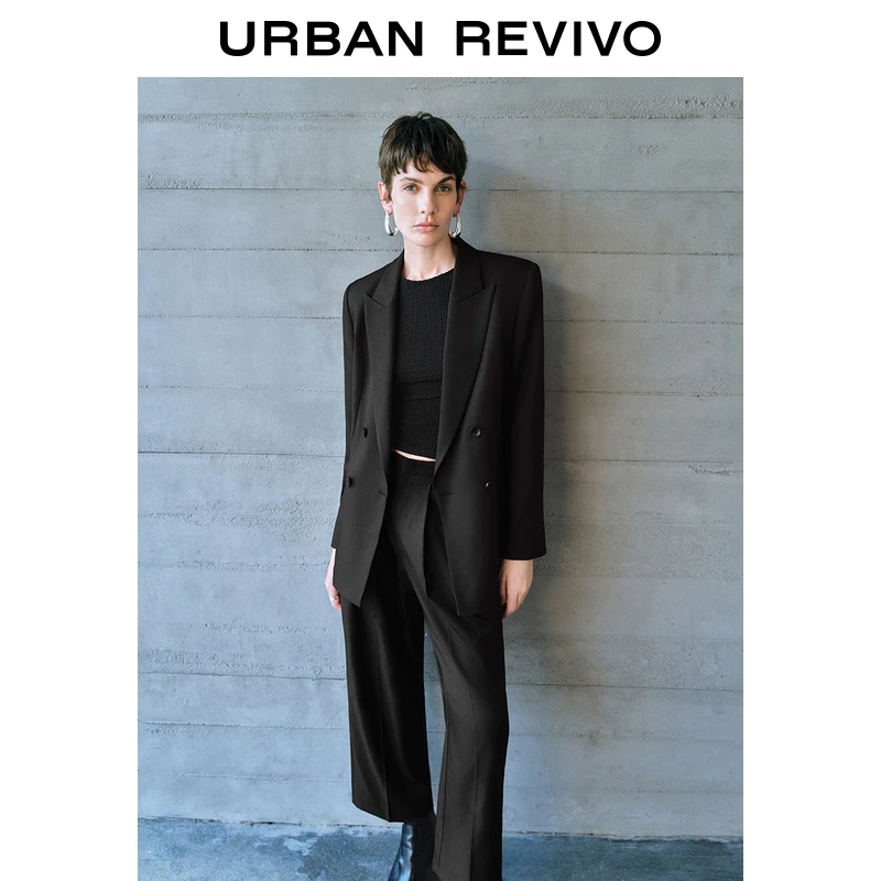 UR2025秋季新款女装气质通勤风廓形感西装外套UWM150030+