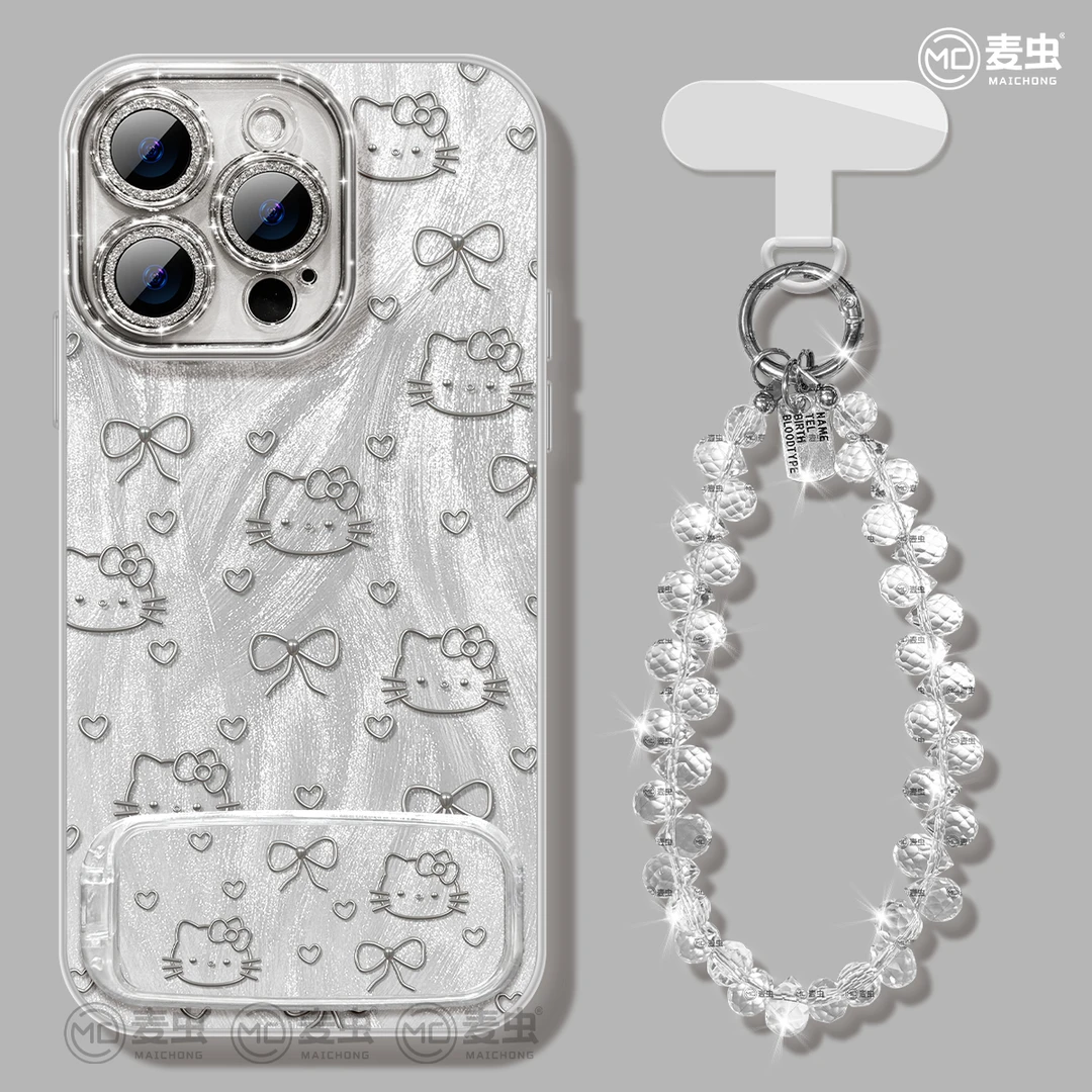猫咪支架适用于Mate70华为苹果16promax手机壳iPhone15高级小米