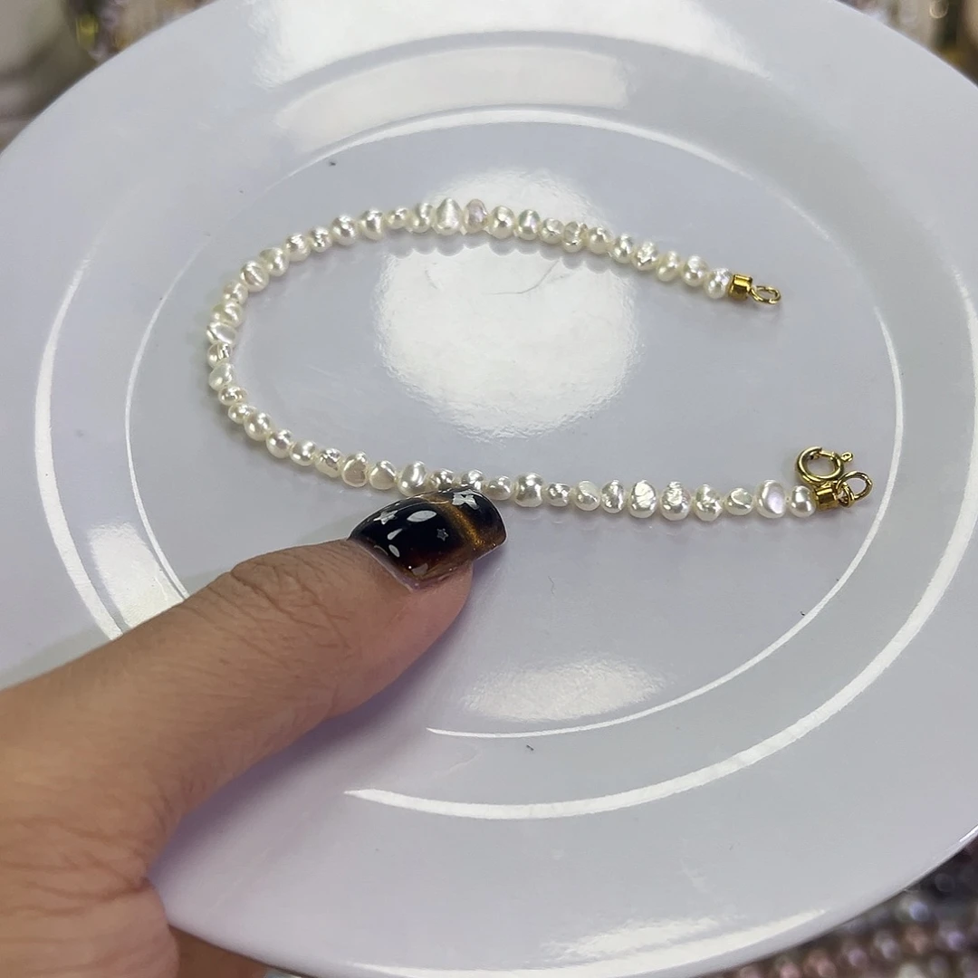 手绳淡水珍珠钛钢