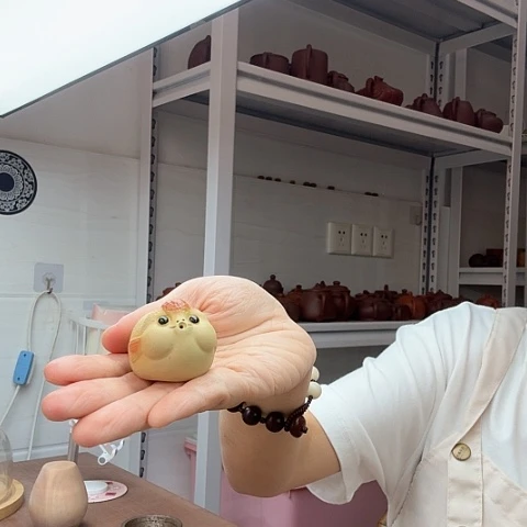 段泥吐泡泡茶宠茶宠