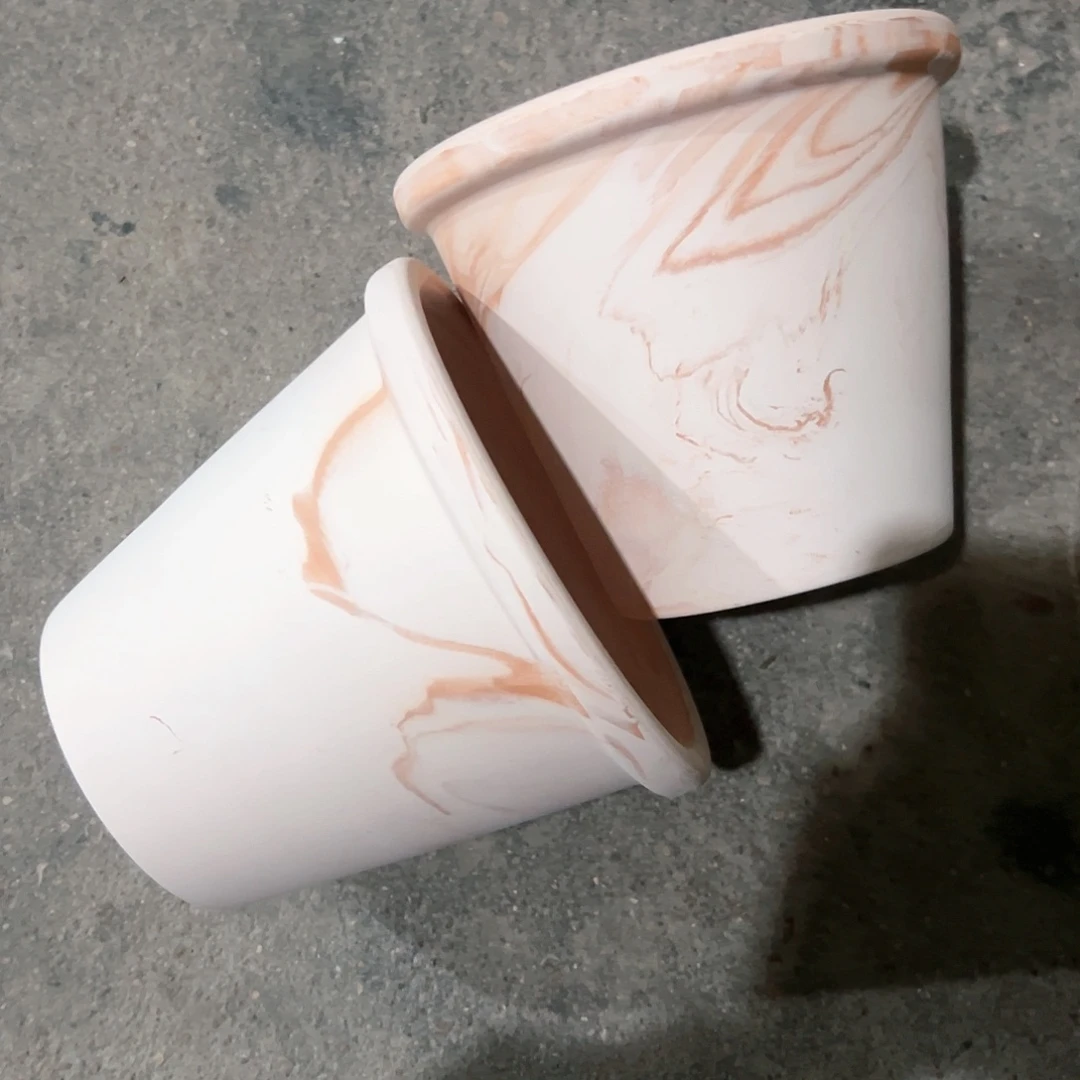 【闪购商品】红陶玛奇朵斗盆16口13高2个