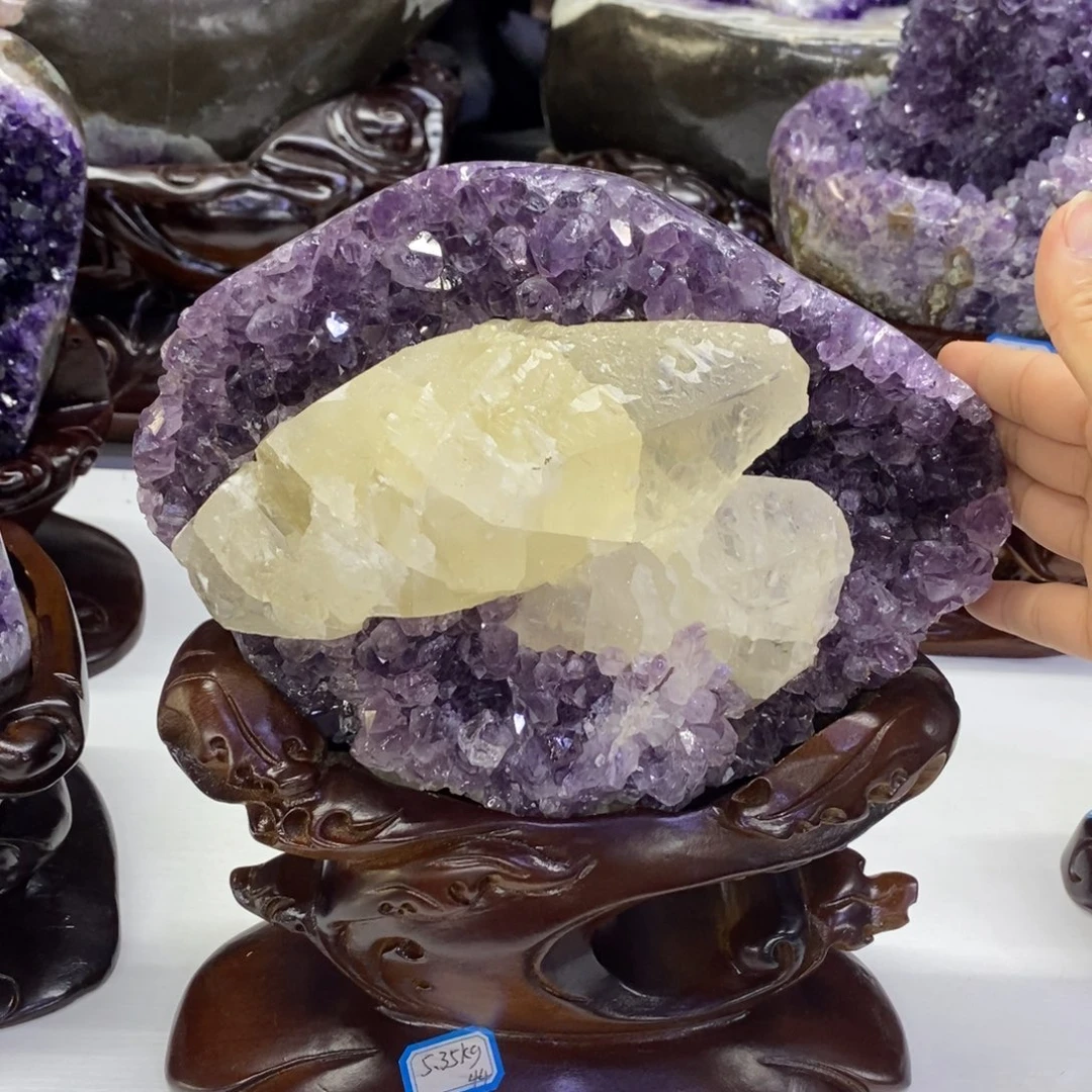 未镶嵌紫晶大型摆件（非配饰）莹