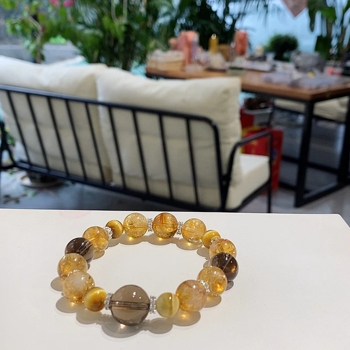 水晶手链未镶嵌金霸