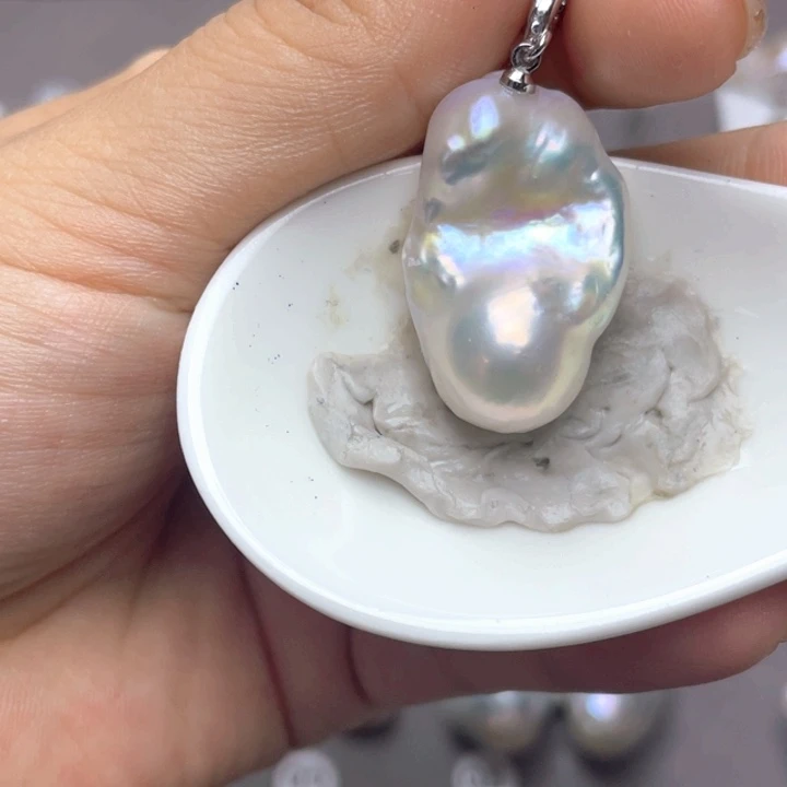 颈饰合金淡水珍珠