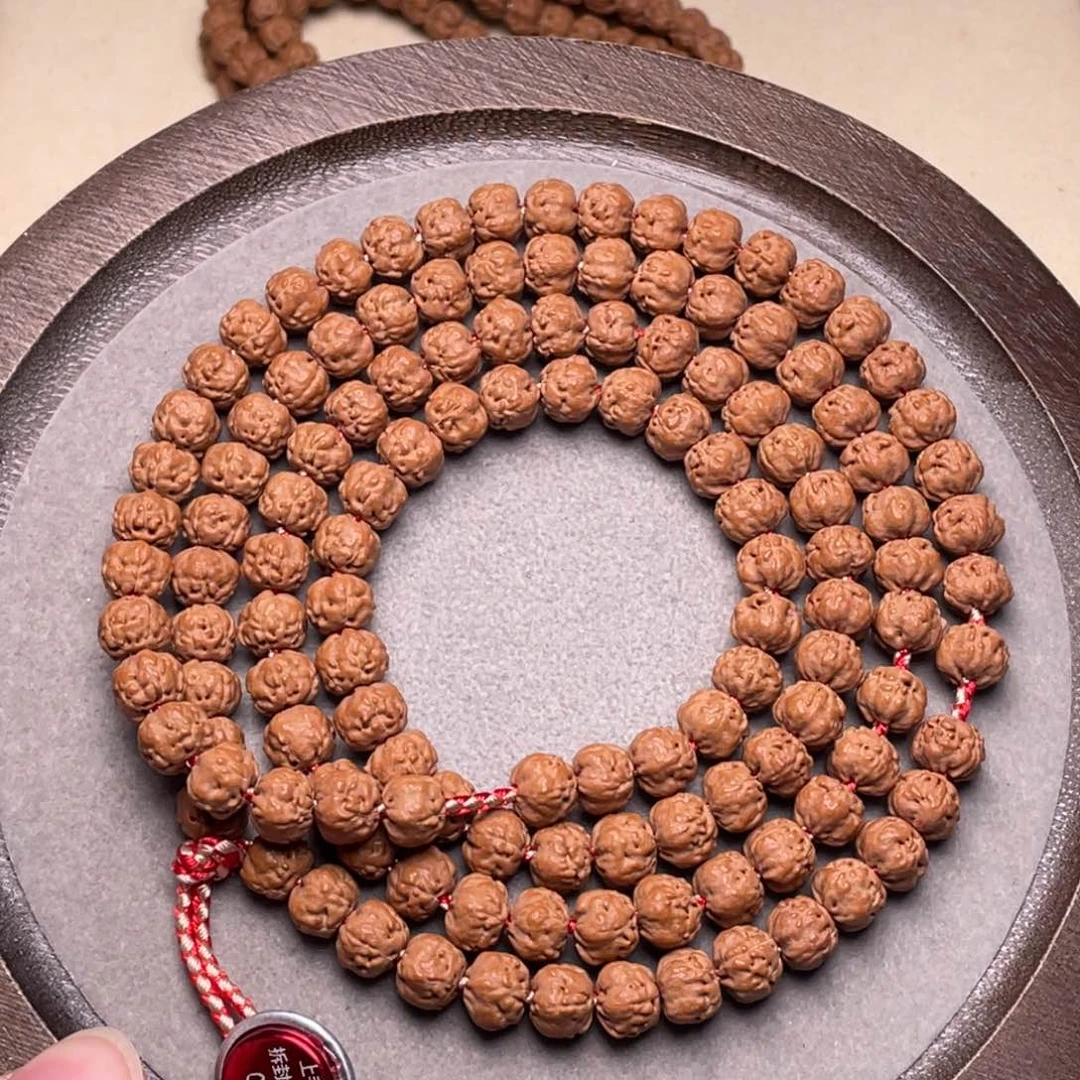 手串金刚菩提戒****笑私人定制超头佛手108尺寸7➕