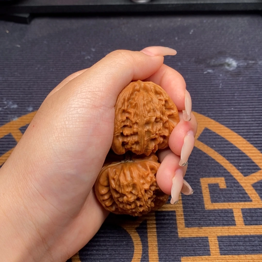 醉***梦吊坠文玩核桃白狮子