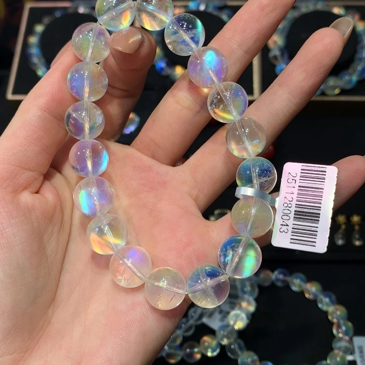 爱***@未镶嵌手链月光石