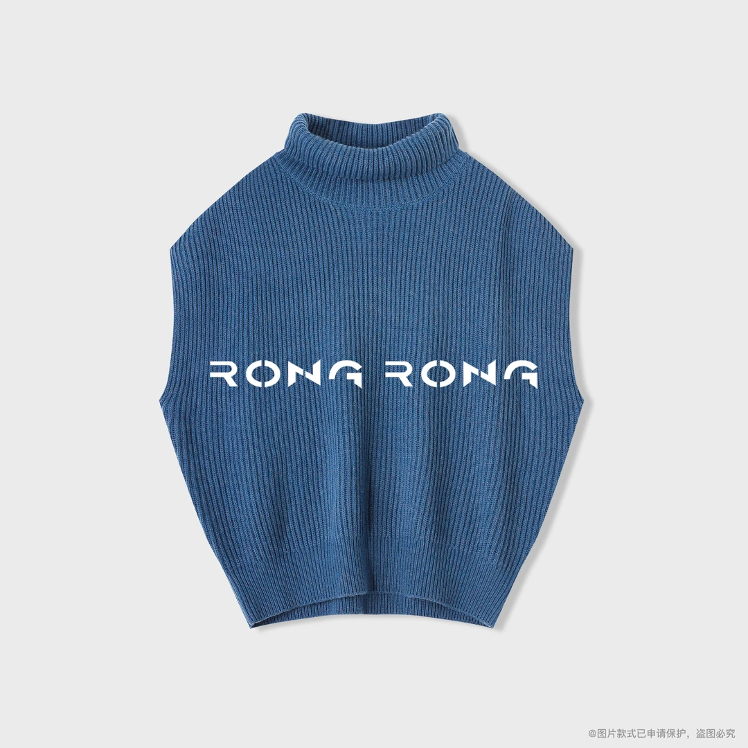 溶溶【奢暖叠搭】RONGRONG 甄选羊毛高领软糯叠穿无袖羊毛衫Z80097