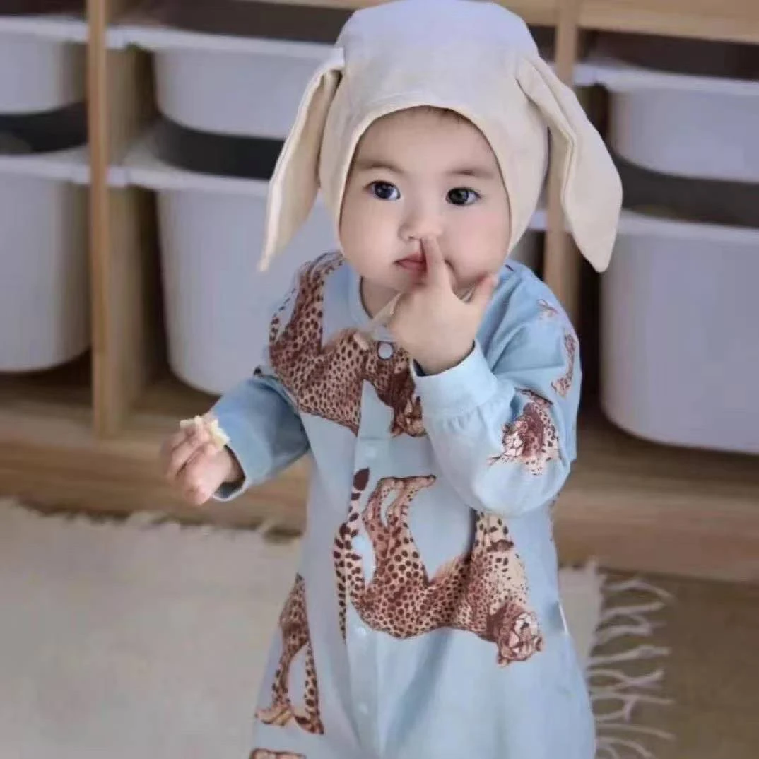 外贸款秋冬圆领包屁衣