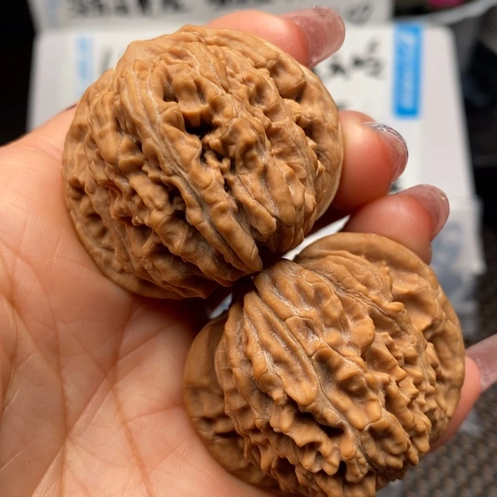 文玩核桃把件四座楼全品