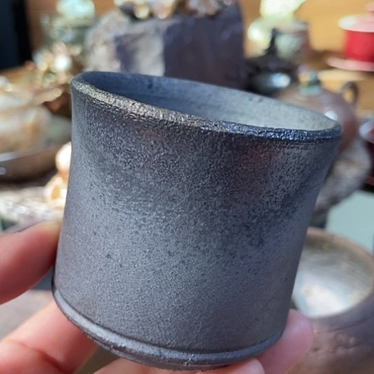 杯柴烧裸烧手作品