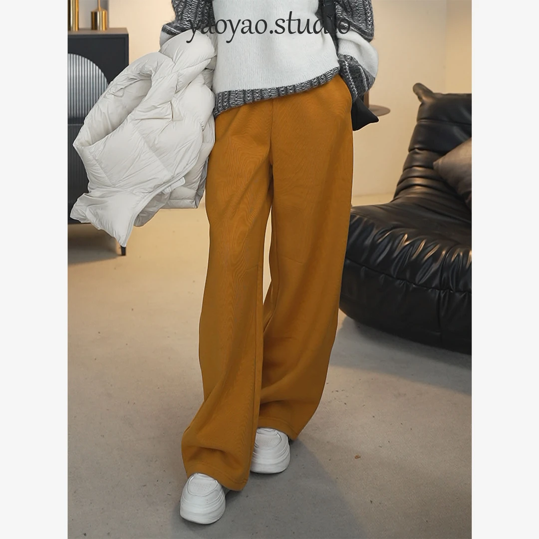 【瑶瑶】秋冬新款上新时尚休闲百搭减龄加厚休闲裤YY12934