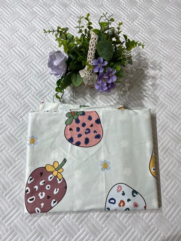 数码印花长绒棉单人被套150*200微瑕～L236