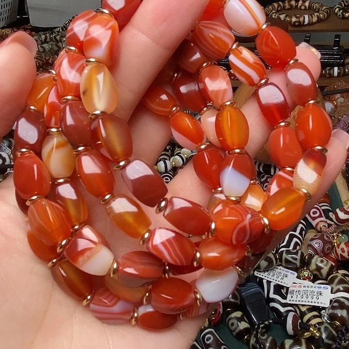 玛瑙/玉髓未镶嵌手链发一条