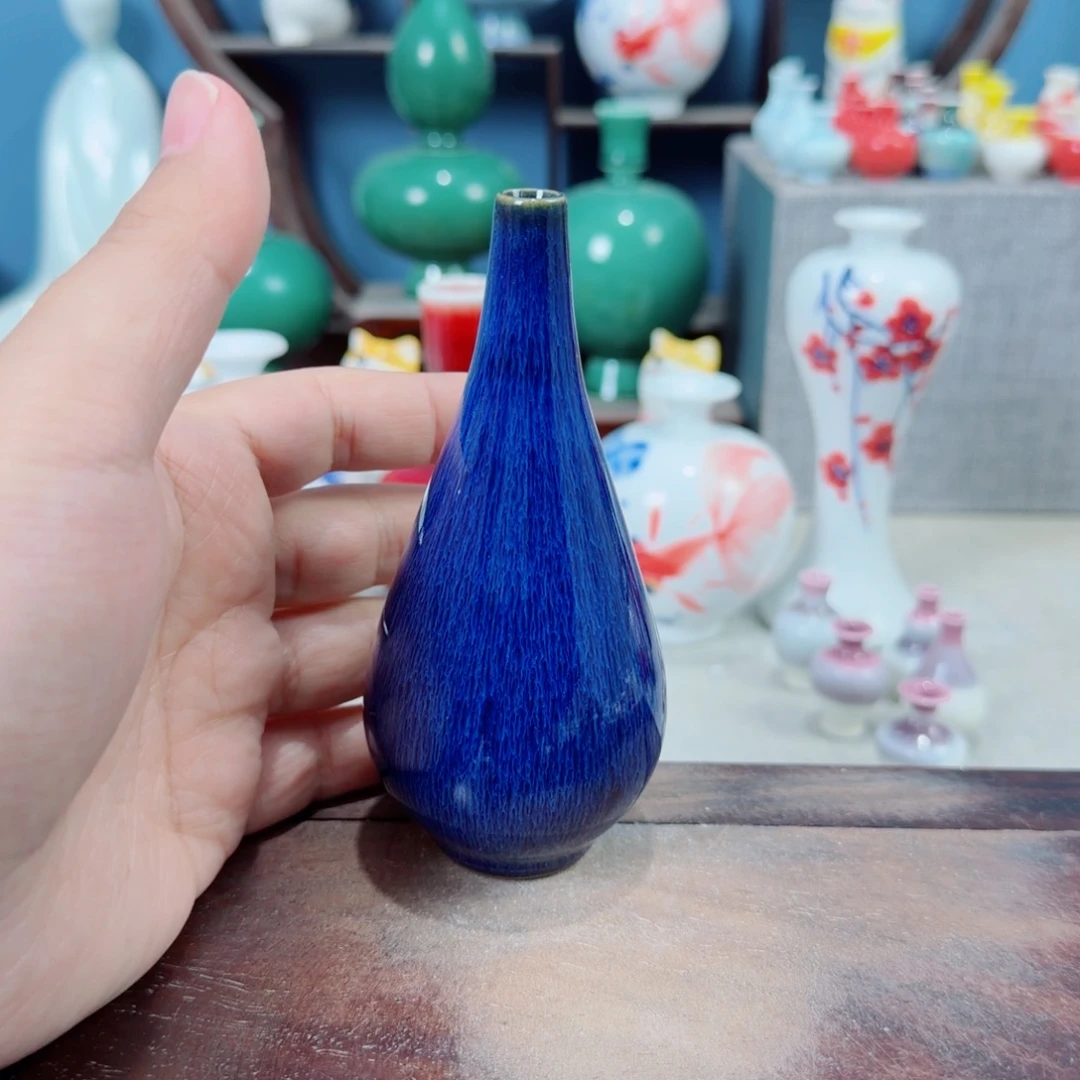 陶瓷手工小花器摆件