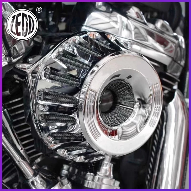 适用哈雷883X48肥仔1200街霸突破者路王大滑翔改装净化气空滤清器