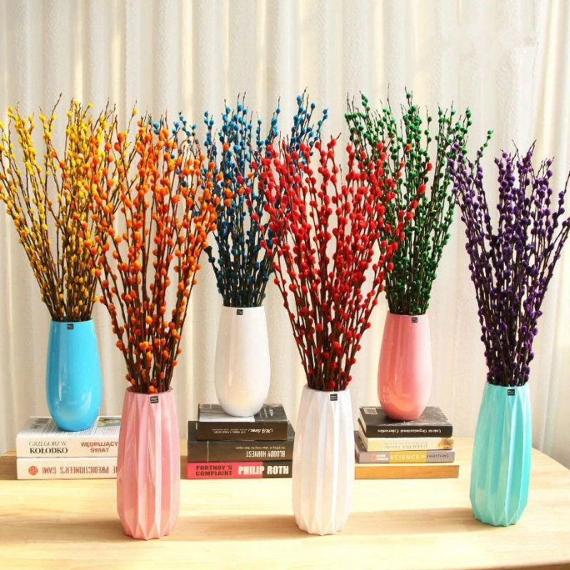 红色银柳鲜枝鲜花干花客厅室内摆件水培植物开业礼品插花年宵花