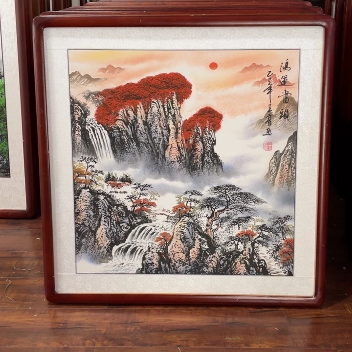 国画带框尺寸63*63厘米