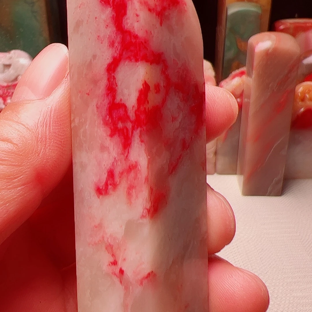昌化石巴林鸡血石印章