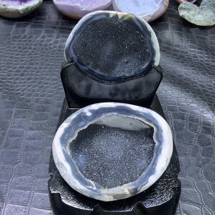 未镶嵌发饰水晶黑盆
