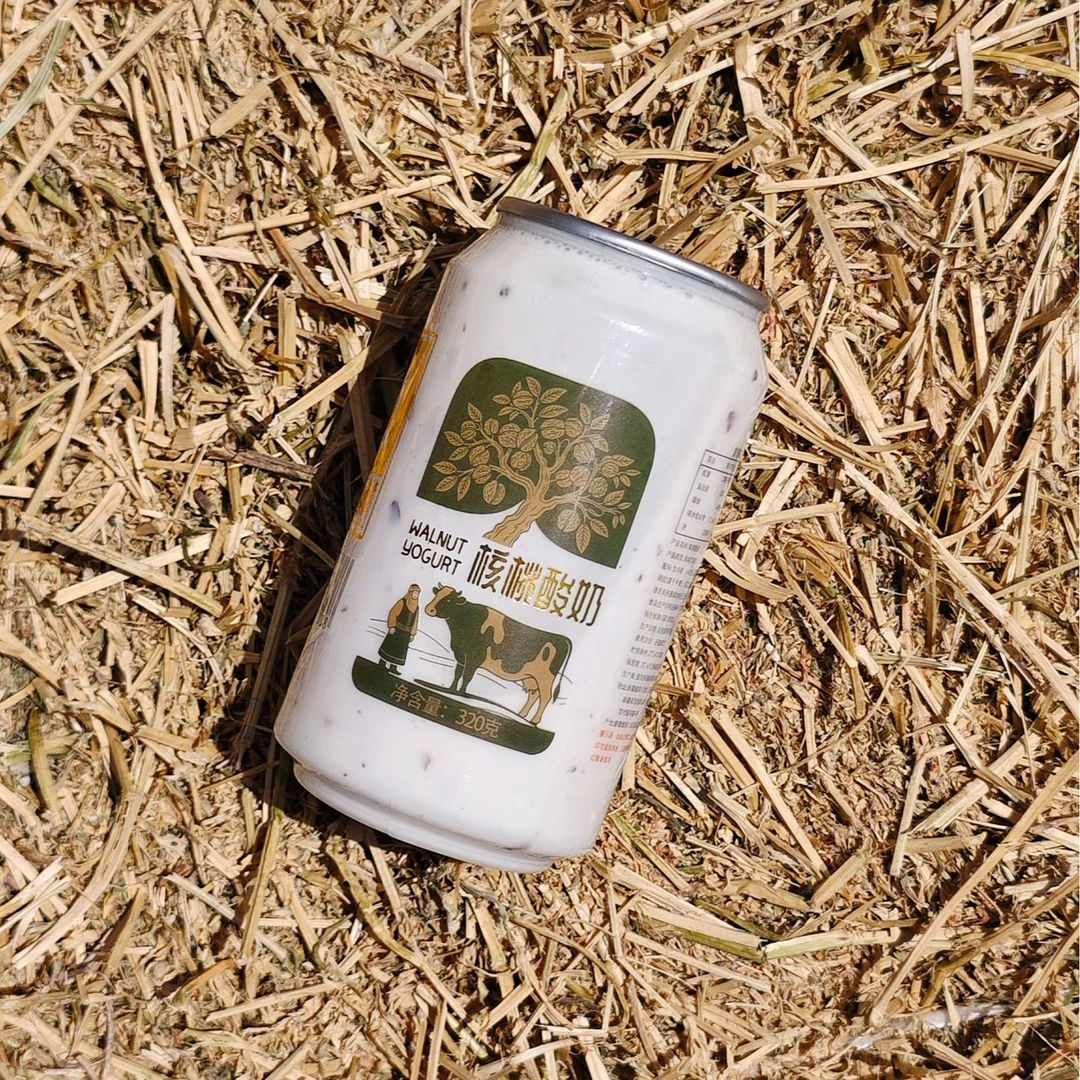 新疆风味和田特色核桃酸奶320克5瓶装瑾瑜酸奶