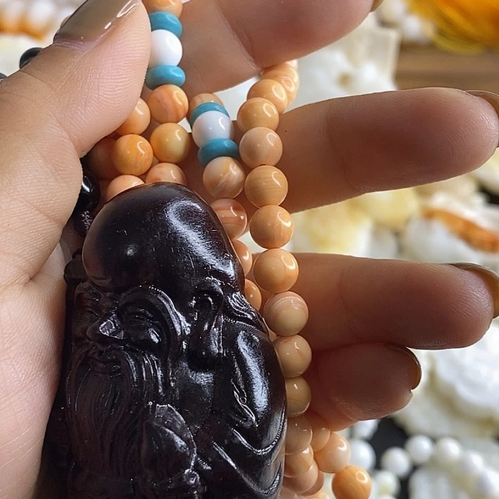 手串/手链贝壳两*花梨木，万宝108