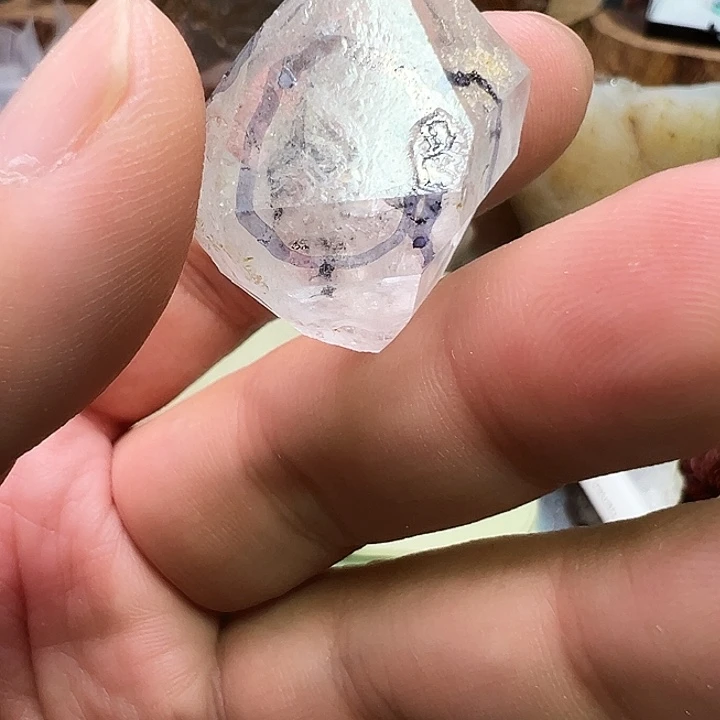 快***子紫晶珠宝半成品银S925镶嵌