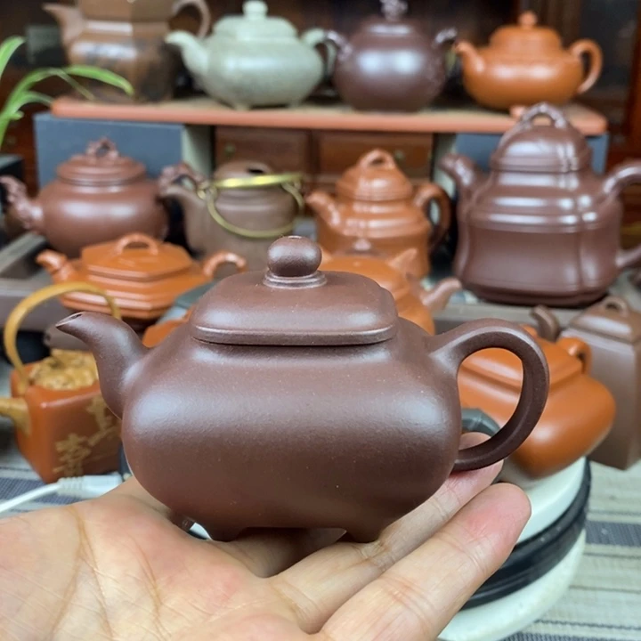 紫砂茶壶全手工传炉130-260cc原矿老紫泥双十一特价