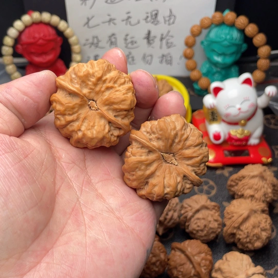 核桃把件早**床42左右蛤蟆头无刀