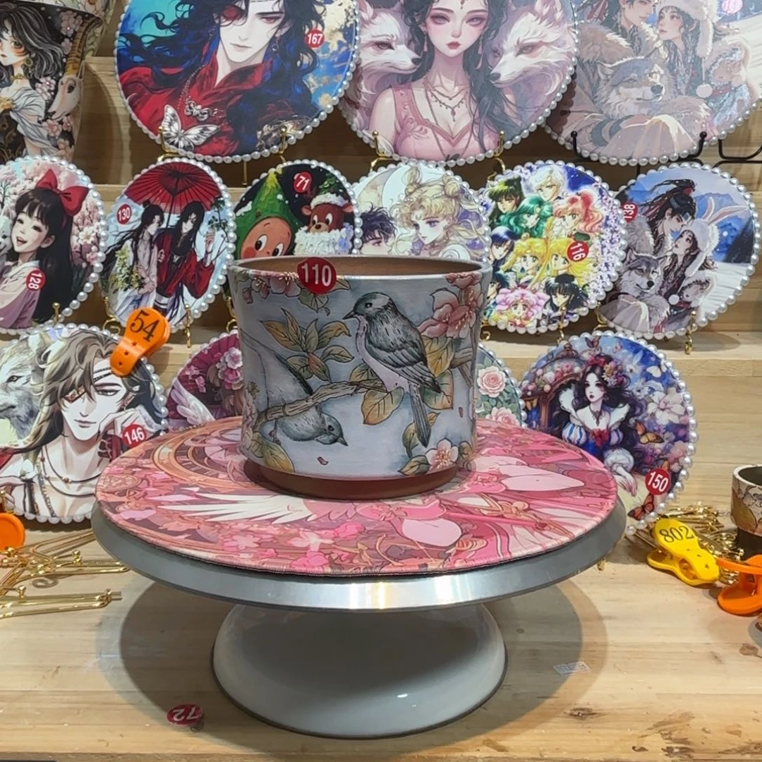 景德镇手绘花盆陶瓷14/12