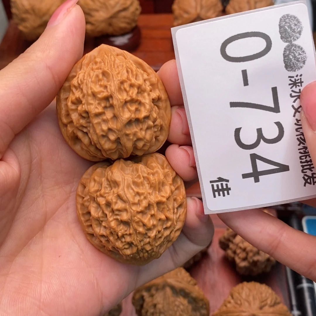 把件文玩核桃38金牛