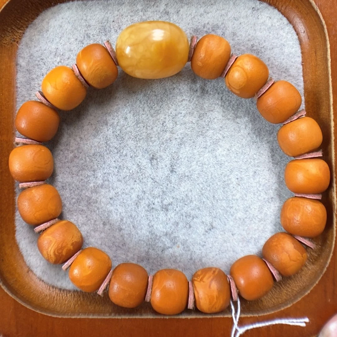 蜜蜡手串未镶嵌蜜蜡手串