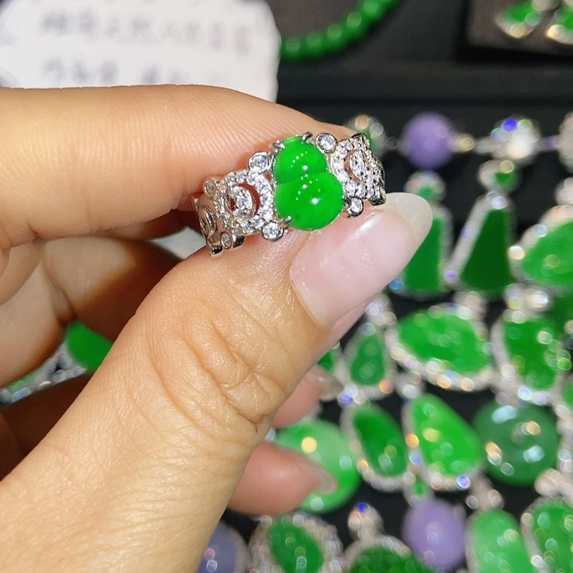 【闪购商品】翡翠戒指未镶嵌天然翡翠