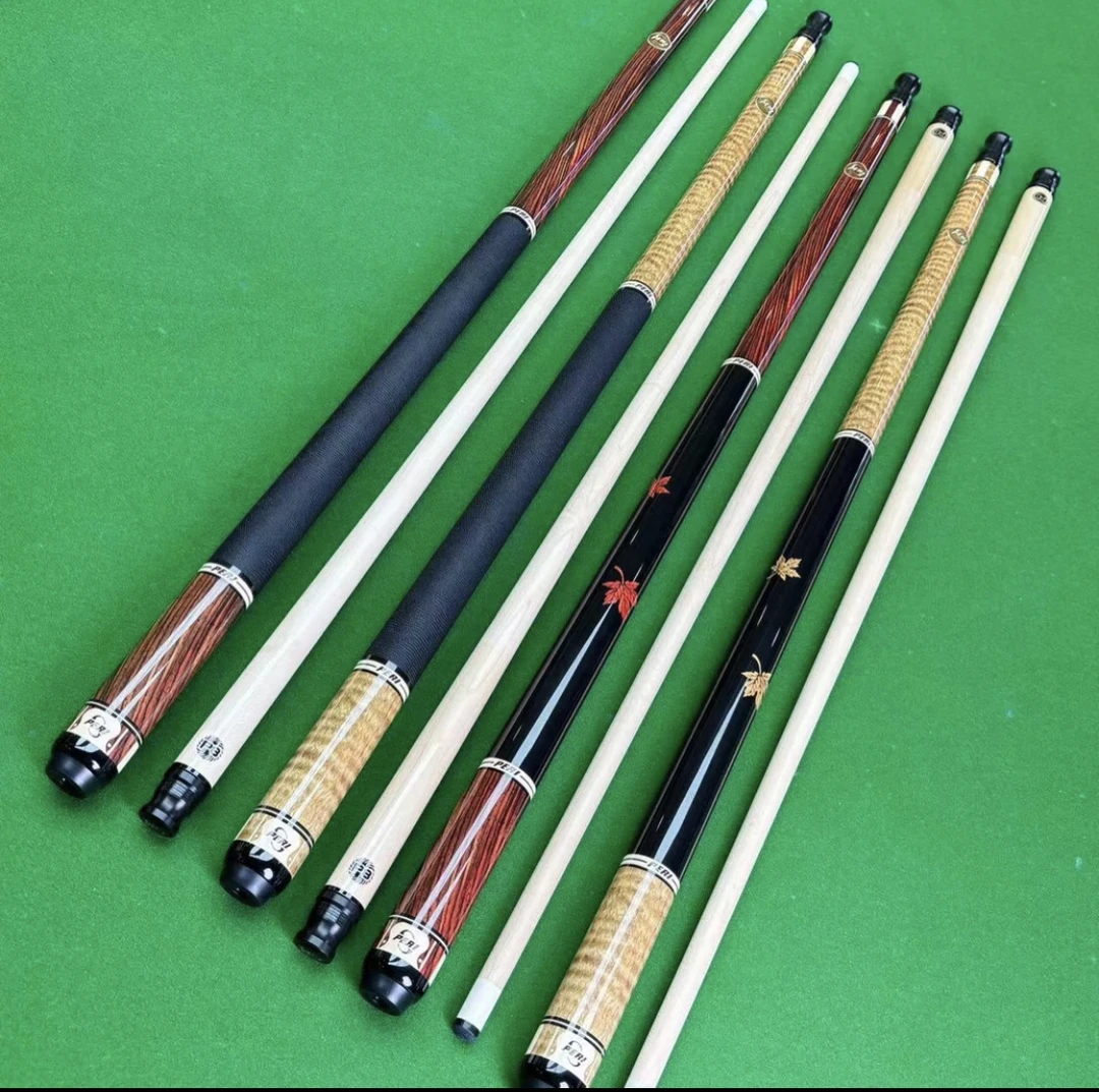 皮尔力新款台球杆台球杆极速SY中式黑八九球杆12.5mm杆头职业级P8