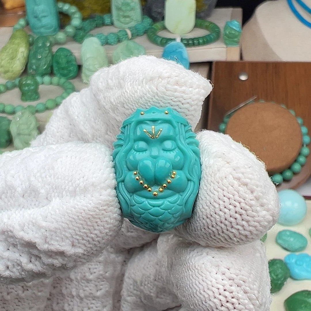 绿松石未镶嵌主播夏