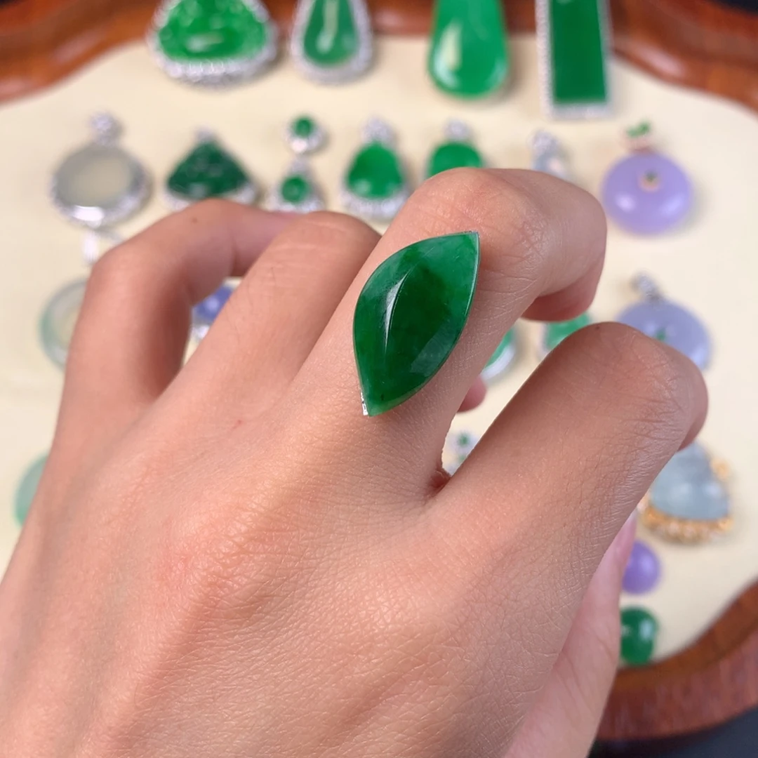 定制翡翠未镶嵌裸玉（镶嵌定制）