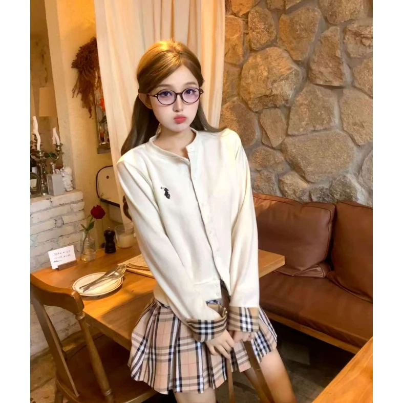 【秋季上新】秋冬圆领套装时尚套装上衣短款针织ins风女装宽松