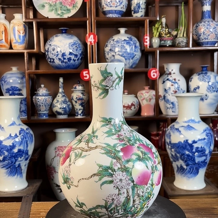 陶瓷景德镇陶瓷赏瓶