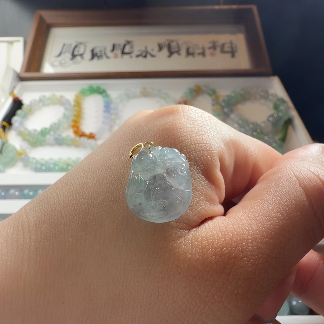 翡翠裸石翡翠散珠