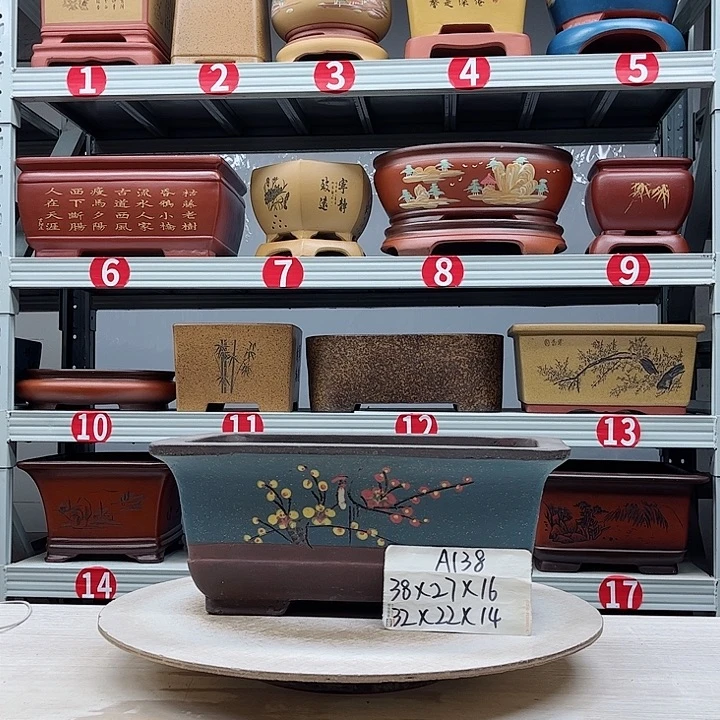 紫砂花盆紫砂花盆