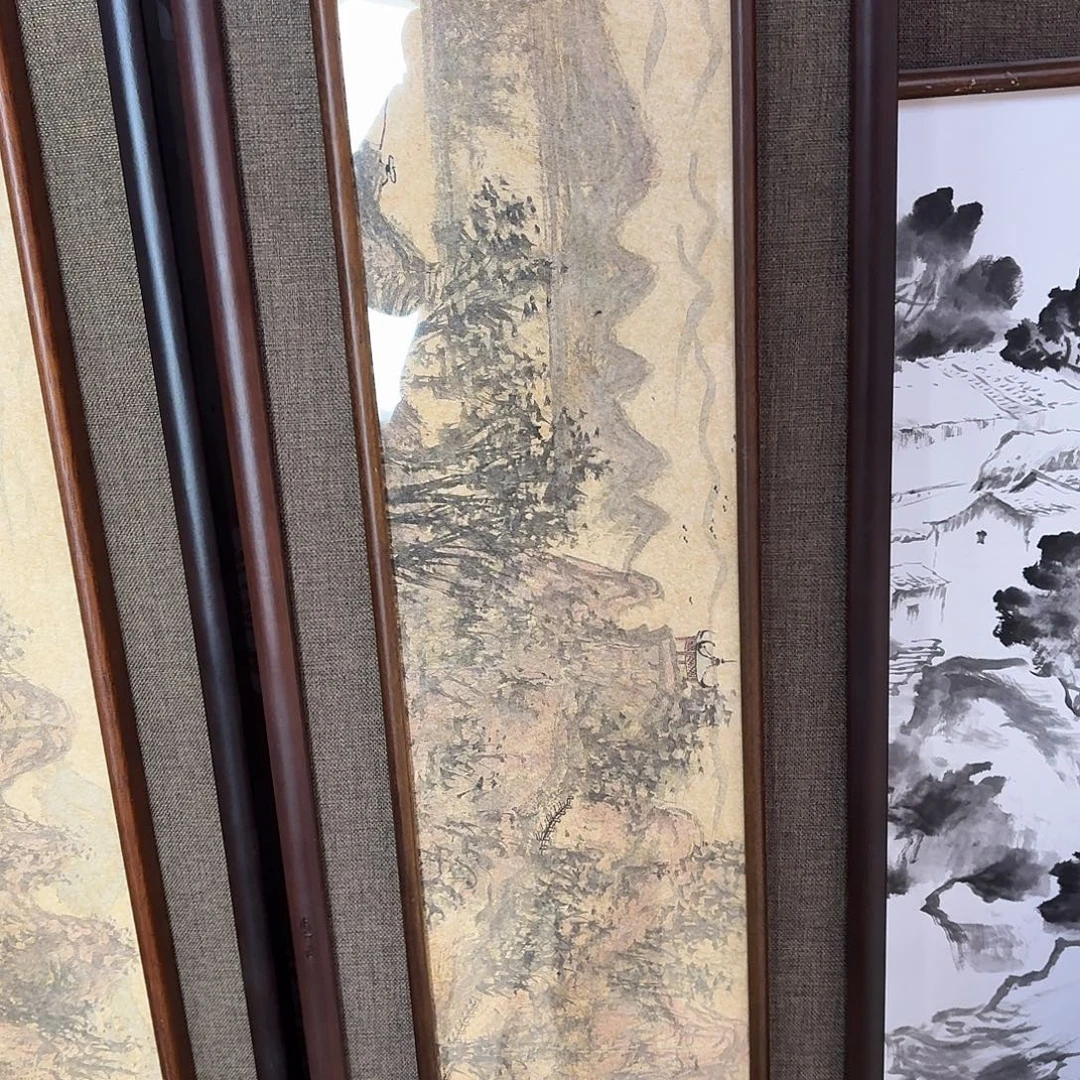 版画真人手绘作品