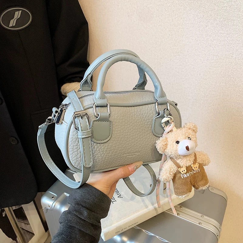 新款轻奢百搭高级感气质时尚斜挎女士包7005蓝