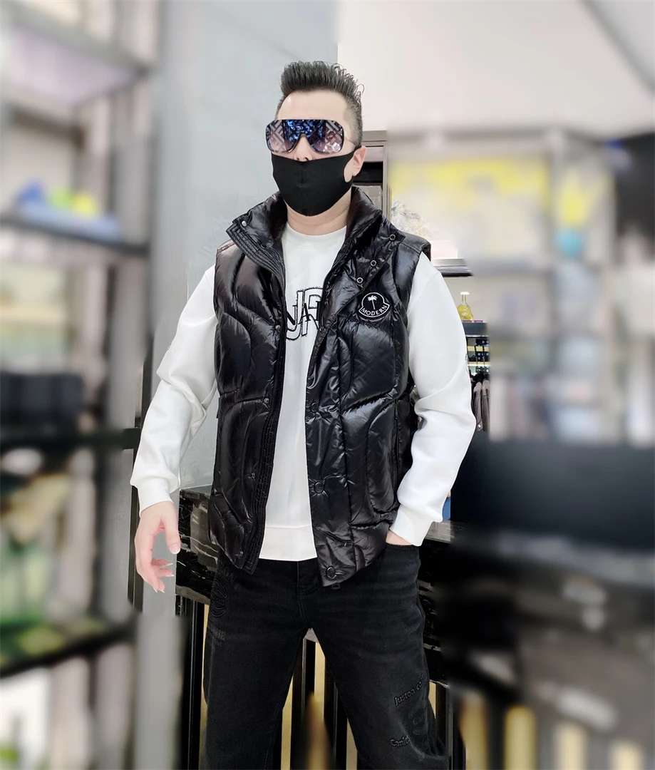 [陈先生]厚款羽绒马甲秋冬立领潮流休闲时尚百搭冬季宽松男款