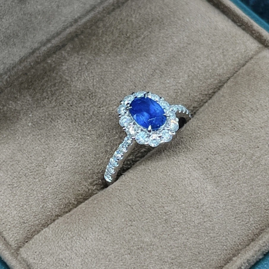 7姐专场/蓝宝石 戒指主石1.02ct0.489ct  DJ0901BS9994