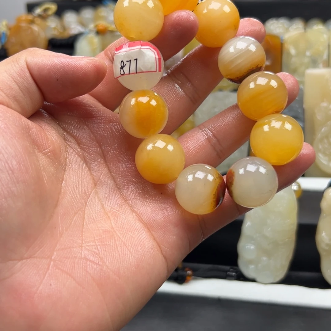 石英质玉（黄龙玉）未镶嵌多样性发货，发其一