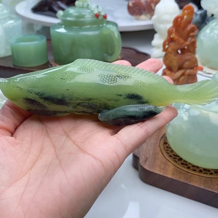 岫玉四大名玉摆件未镶嵌8***7