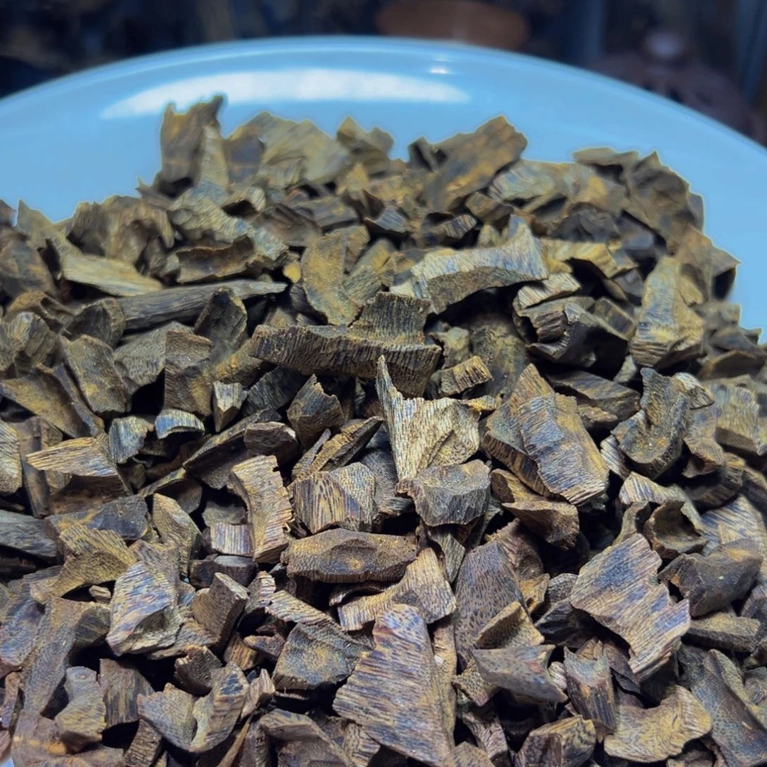 3***8沉香沉香碎屑奇楠金沙叶壳子老料240克