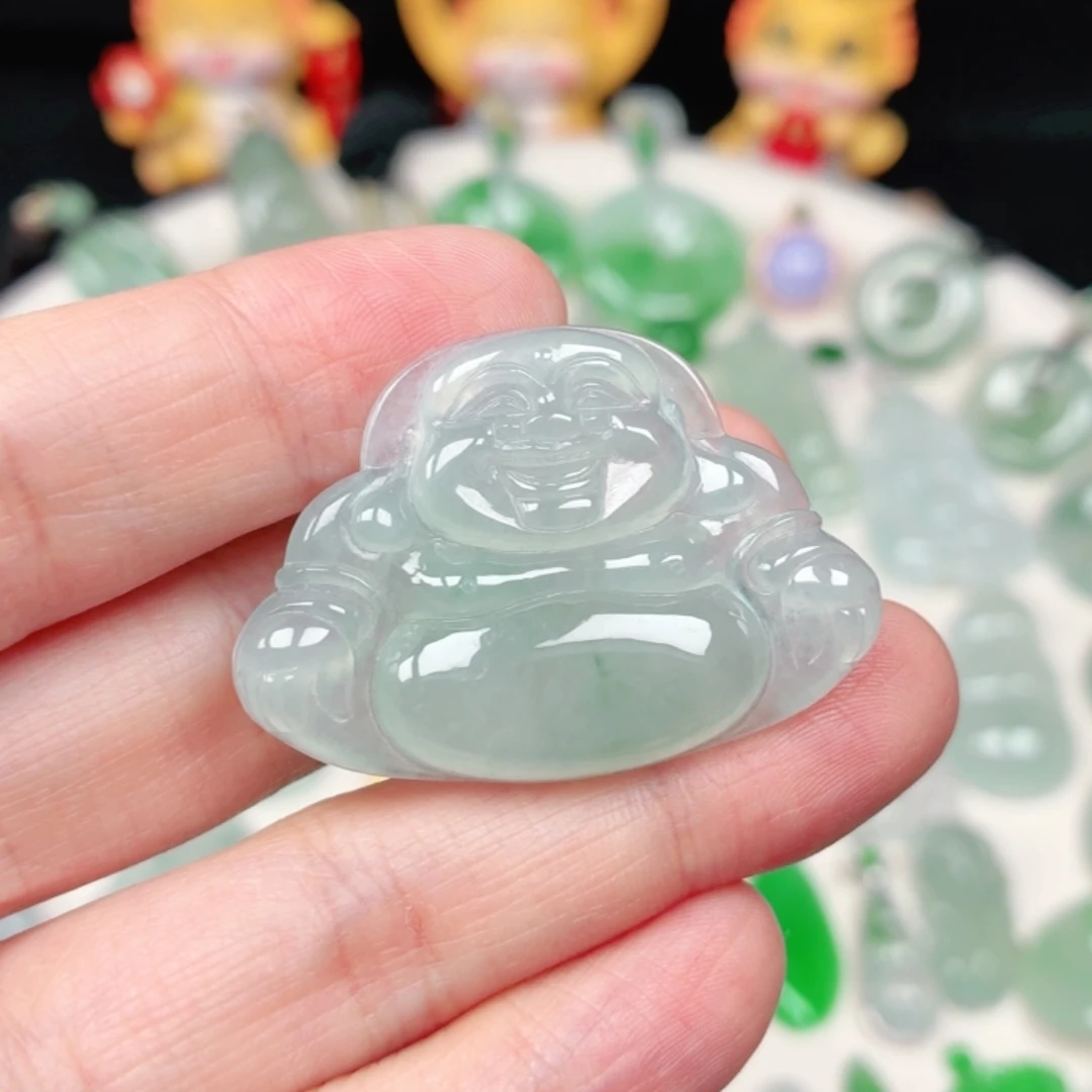 颈饰未镶嵌翡翠缅甸天然A货翡翠