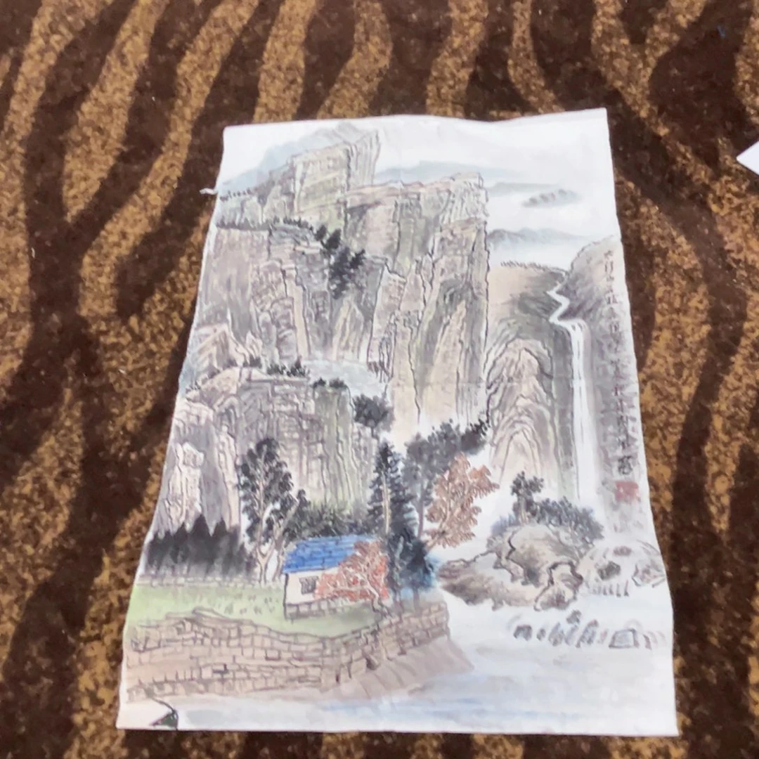 国画张春凤老师四尺三开绘画