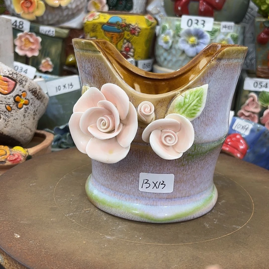 粗陶多肉花盆花盆